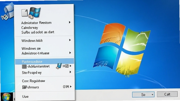 Windows 8 �Ҽ���ȡ����ԱȨ�޹��߽����ͼ����ʾ�Ҽ��˵��������Ļ�ȡ����ԱȨ��ѡ�����ΪWindows 8 ���棬ͼ�����������������