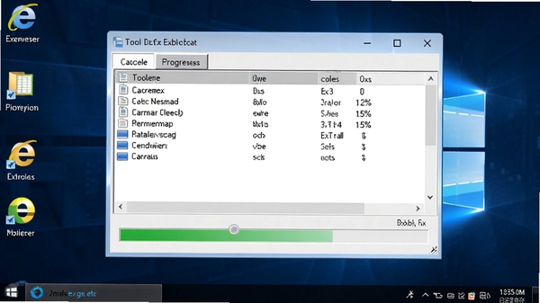 �޸�����IE�����ͼ�깤����Ȼ����������̣���ʾ�����ļ��б����������Ȱٷֱ�