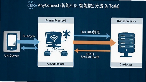 Cisco AnyConnect���ܷ���ʾ��ͼ�����������û��豸�ֱ�������ҵ�����뻥��������ǩ��ע����������ֱ����·������ֱ��