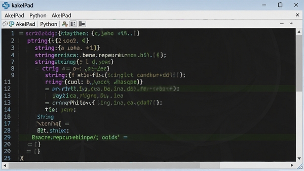 AkelPad��Python���������ʾ���ؼ��֡��ַ�����ע�ͷֱ��ò�ͬ��ɫ��ע���к���ʾ������ṹ����