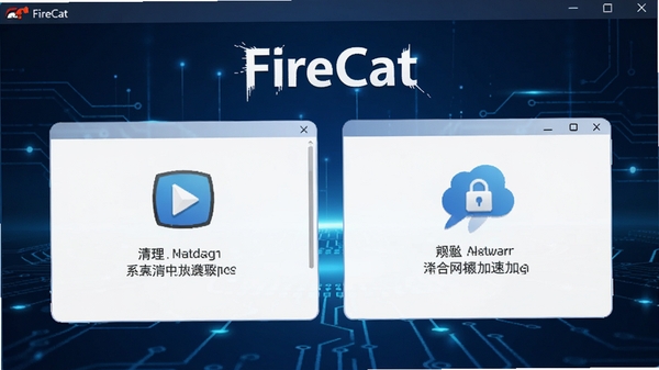 FireCat���������ͼ��չʾϵͳ������������ٹ���ģ�飬����Ϊ�ִ��Ƽ������ɫ��Ϊ����ͼ���������������࣬ͻ����������FireCat