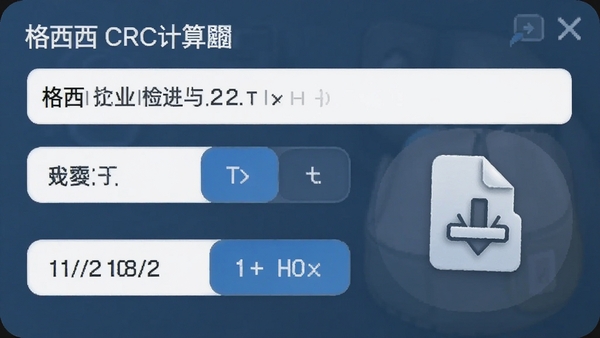 ����CRC��������������֧���ı���ʮ�������л�������ʾ��ק�ļ�ͼ�꣬�����Ѻ�