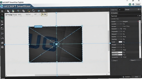 UCCSOFT SmartVizor ��������ģ��������������棬չʾ��קʽ�༭��������壬ɫ�ʴ���רҵ��������ʾ���븨���߹���