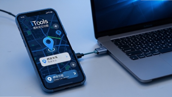��ͼ��ʾ�ʣ�iTools���ⶨλ���ܽ��棬��ͼ����ʾ�޸�λ�ã��ֻ���������ӣ���ɫ�Ƽ����
