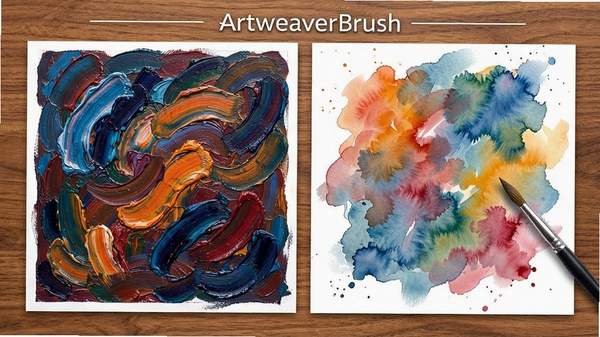 Artweaver��ˢЧ��չʾͼ��չʾ�ͻ��ʴ���ˮ����ȾЧ��������ɫ�ʷḻ