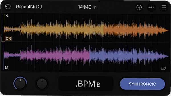 �׵�DJ����������BPMͬ�����棬�������ζ��룬��ʾBPM��ֵ��ͬ����ť