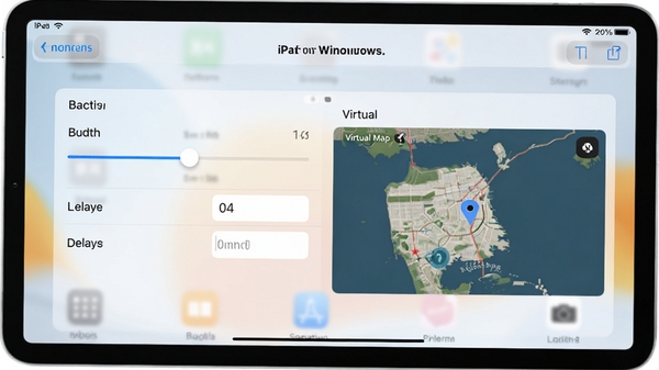 չʾiPad for Windows����������ģ�����ý��棬�����������顢�ӳ������������ͼ��λ���棬������ΪiOSϵͳ������ʽ��