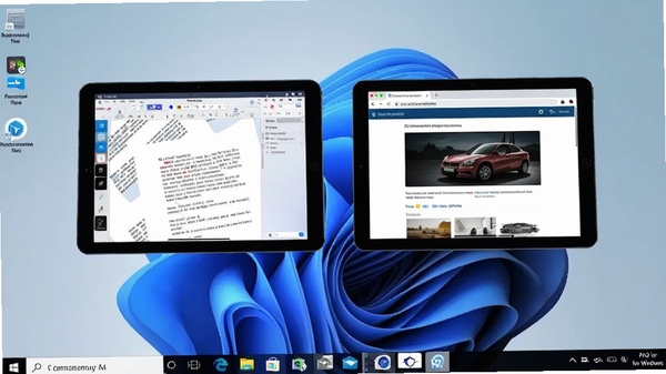 չʾiPad for Windows�����Ķര�ڲ������г���������ͬʱ��ʾ����iPadģ�ⴰ�ڣ��ֱ������ĵ��༭����ҳ���Ӧ�ã�����ΪWindows���棬ǿ����������������