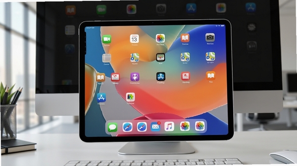һ��չʾiPad for Windows�ڵ����������еĽ�ͼ������������ʾiPad��������Ļ�Ͷ��Ӧ��ͼ�꣬����Ϊ�ִ��칫��������������������ϸ�壬ͻ����������ԭ�����е�Ч��