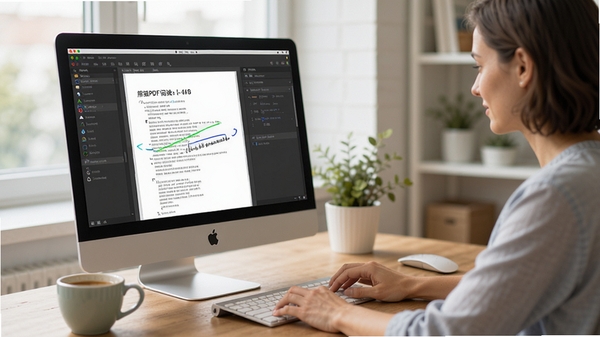 ��èPDF�Ķ���ʹ�ó���ͼ��չʾ�û����ڰ칫����ʹ��������ע�ĵ��������е��ԺͿ��ȣ���Χ���ɣ�ͻ��������