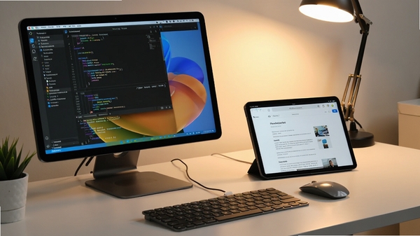 չʾiPad��ΪWindows������չ��Ļ��ʹ�ó�����һ���ǵ�������Ļ��ʾ����༭������һ��iPad��Ļ��ʾ���������ҳ���������࣬�ƹ���ͣ�չ�ָ�Ч��������������