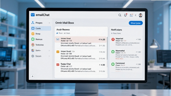 eMailChat �����ʼ��ۺϽ��棬���˺�ͳһ�ռ��䣬�ʼ��Զ����࣬����չʾ��Ҫ�ʼ���֪ͨ���������������Ƽ���ʮ�㡣