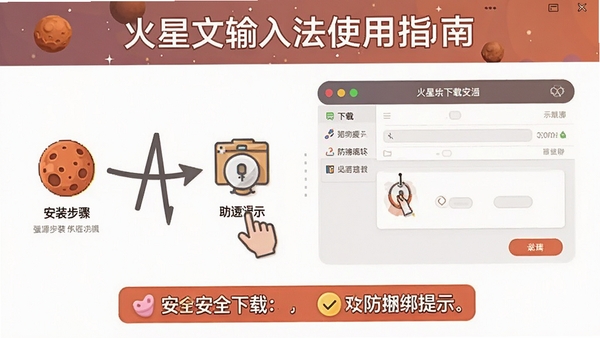 ���������뷨ʹ��ָ��ʾ��ͼ��չʾ��װ���������ý��棬ǿ����ȫ���غͷ�������ʾ