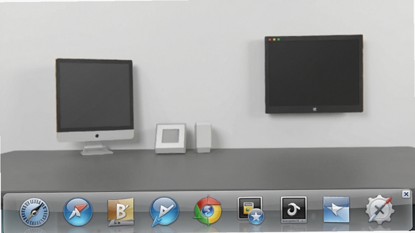 һ��չʾRocketDock��Windows����ײ����еĽ�ͼ��ͼ���������룬���в����ʸ���Ч������Ϊ�ִ���Լ���