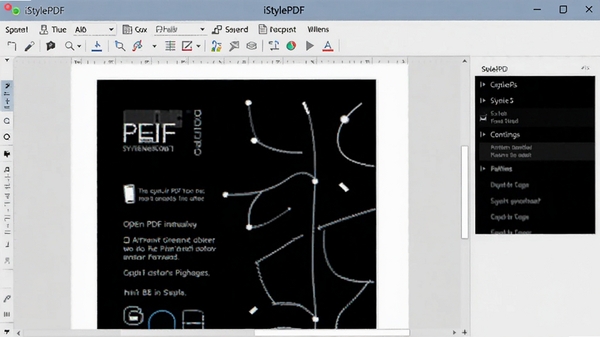 һ��չʾiStylePDF����������Ľ�ͼ�������򿪵�PDF�ļ����������Ͳ����������ִ����