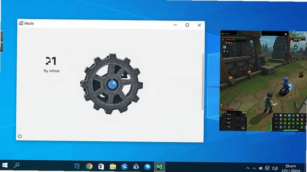 ���ٳ��ֵ��԰�������Windows 11���棬��������ʾ��̨����ͼ�꣬�����࣬�Ա�����Ϸ����ʾ��