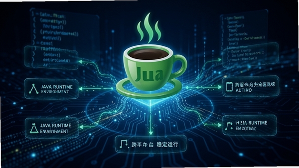 Java Runtime Environment����ͼ����ɫ���ȱ���־�����ڳ��������֮�ϣ�����Ϊ�����Ƽ��й�Ч��ͻ����ƽ̨���ȶ���������