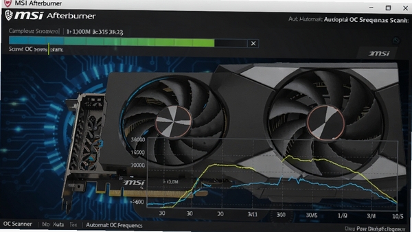 MSI Afterburner������OC Scanner�Զ���Ƶɨ����棬��ʾɨ����Ⱥ͵�ѹƵ������ͼ����Χ���Կ����ĺͷ��ȵ�3D��Ⱦͼ�����������ڿƼ���