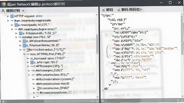��������༭��Э�������չ����չʾHTTP����ͷ���ֶΣ��Ҳ���ʾ������JSON����