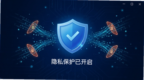 �����������˽����ģʽ���棬��ʾ����ͼ���롰��˽�����ѿ�������������Χ�������������صĶ���Ч��������Ϊ����ɫ�Ƽ��У�ͻ����ȫ��Χ��