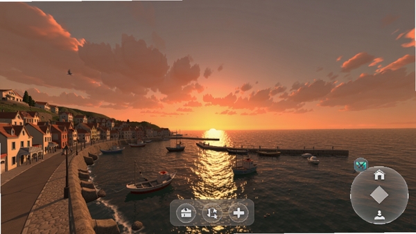 YoWindow3D�������Σ�����չʾ����С����Ϧ���µ�ȫ�������沨�����ԣ��Ʋ㱻Ⱦ�ɳȺ�ɫ���û������ṩ�ӽ��л���ť�����廭����ů�������ʺ���Ϊ��ֽ
