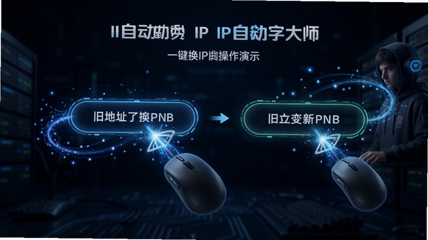 IP�Զ�������ʦһ����IP������ʾ���������ť��IP��ַ�Ӿɱ��£���̬��Ч���Ƽ����