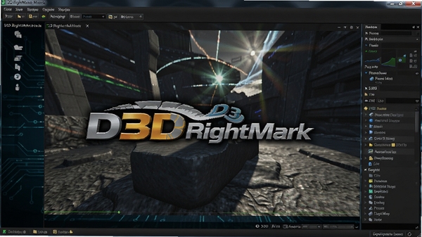 D3D RightMark���������ͼ��չʾ3D������Ⱦ���Ի��棬�������ӹ�ӰЧ��������ϸ�ڣ�����Ϊ��ɫ�Ƽ��磬����������D3D RightMark��Logo��������רҵ�Ҹ��пƼ��С�