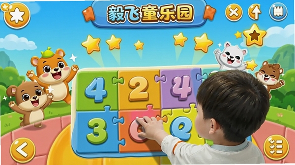 ��ɶ�ͯ��԰���Ǵ��ؽ��棬����������ק����ƴͼ�������п�ͨС������ͣ����������ǵ÷ֶ���