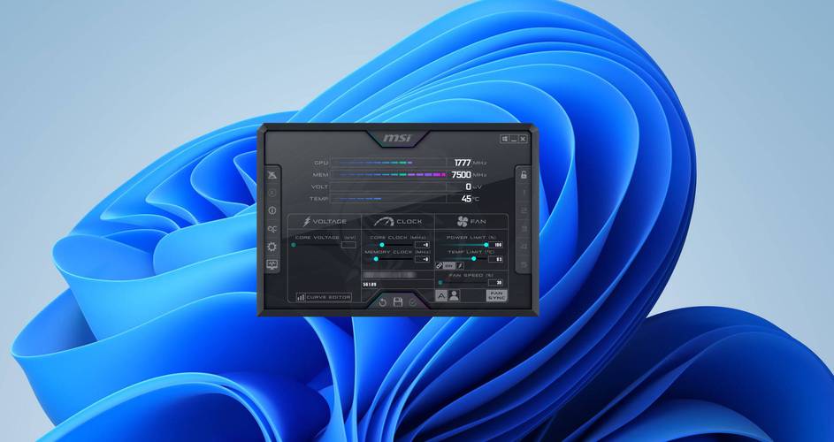 ΢���Կ���Ƶ����MSI Afterburner-�Կ���Ƶ��Уר�ҽ�ͼ