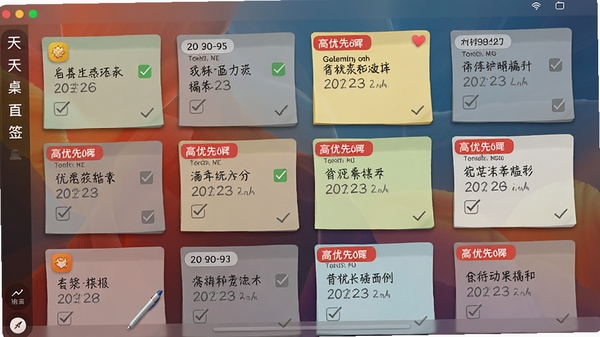 ���������ǩ�����嵥���棬���ű�ǩ���������棬ÿ�ű�ǩ����ʾ��ͬ�Ĵ�����������ѹ�ѡ�ûң����ִ��к�ɫ�����ȼ���Ǻ��������ѣ�����ɫ��Э������������������ܡ�