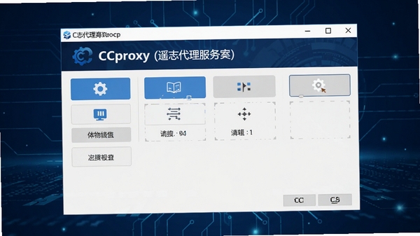CCproxy��ң־�������������������ͼ��չʾ���Ĵ��ڲ��ֺ͹��ܰ�ť������Ϊ����ɫ�Ƽ��з���������������ɼ������廭������������ͻ��רҵ�������ԡ�