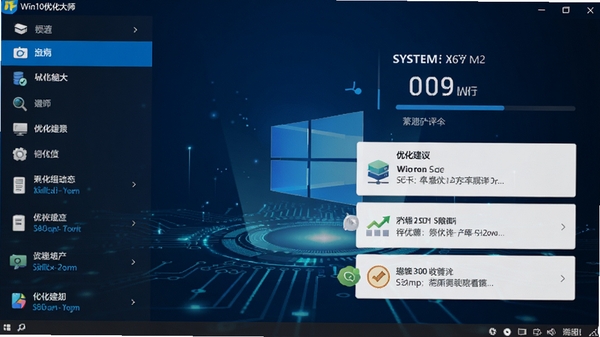 Win10�Ż���ʦ������չʾ������ɫ�Ƽ��б�������๦���б��������Ҳ���ʾϵͳ���ֺ��Ż����飬�������ִ���������Ⱦ