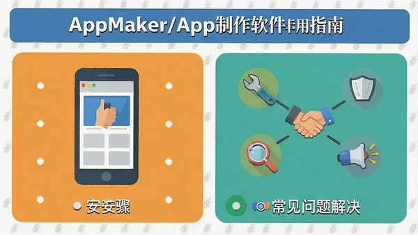 appMaker(app��������)ʹ��ָ��ʾ��ͼ��չʾ��װ����ͳ���������ͼ�꣬��ƽ�����