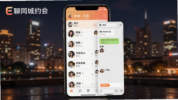 һ���ִ�ʱ�е��罻��������չʾ����Ļ����ʾͬ���û��б������촰�ڣ�����Ϊ����ҹ��������ɫ����ܰ������ͻ����E��ͬ��Լ�ᡱƷ�Ʊ�ʶ�����дʵ����