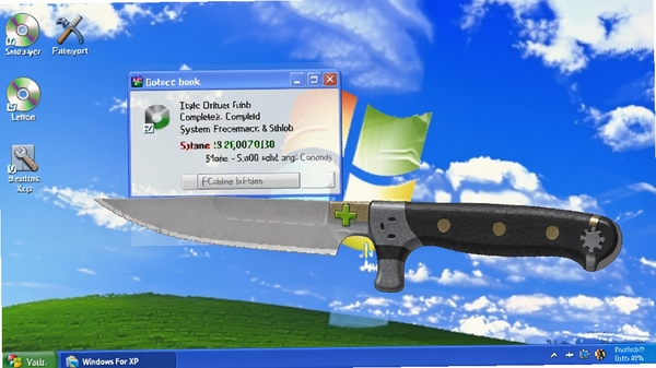 һ�ѵ��ռ�����ForXP������Windows XP�����ϣ������Ǿ���������Ʊ�ֽ������������ʾ�Ż������ʾ��ϵͳ���֣��Ա��й��̺͹���ͼ�꣬��񻳾�����
