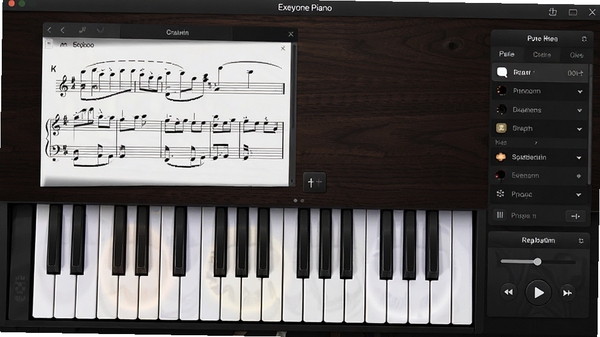 Exeyone Piano����������չʾ��������ټ��������ײ�����ʾ�����������ִ�������Ϊ��ɫľ���ʸУ��ټ�������͹�����Ļ�Ҳ�����ɫ���б���¼��������壬�����Χרҵ�Ҹ��������У����������������ʺ���Ϊ��������ͼ��