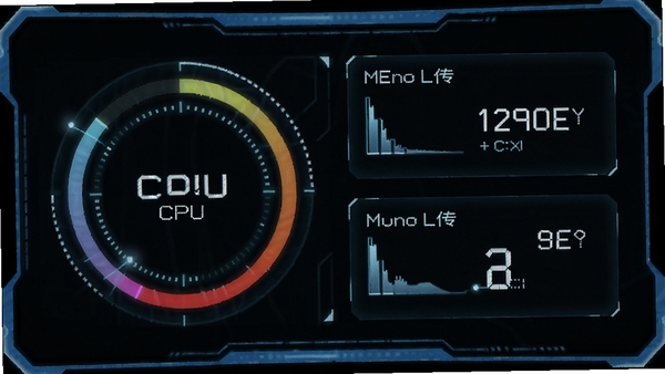 ��������ϵͳ�����壬չʾCPU���ڴ�ʹ���ʵĻ��ν��������Ա��������ϴ������ٶ����֣�������Ƽ���ǿ����Ϣ�����׶�