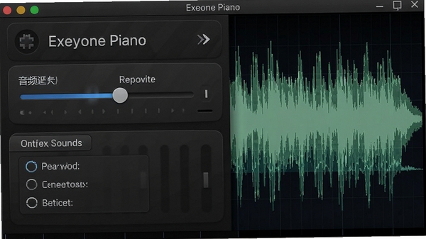 Exeyone Piano�������ý��棬��Ƶ�ӳٵ��ڻ��飬�������ѡ�����Ϊ��Ƶ����ͼ