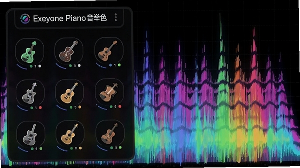 Exeyone Piano��ɫѡ����壬��������ͼ�����У�����Ϊ����Ƶ��ͼ��ɫ��Ѥ��