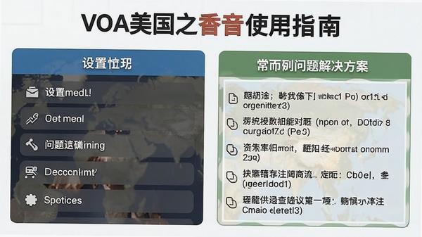 VOA����֮��ʹ��ָ����ͼ��չʾ���ò˵�ѡ���볣��������������ͼ�Ĳ�ï