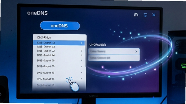 oneDNSһ�����õ�һ���л����ܲ�����ʾ���������ť��DNS�б��Զ�ˢ�£����������Ҵ��ж�̬��Ч