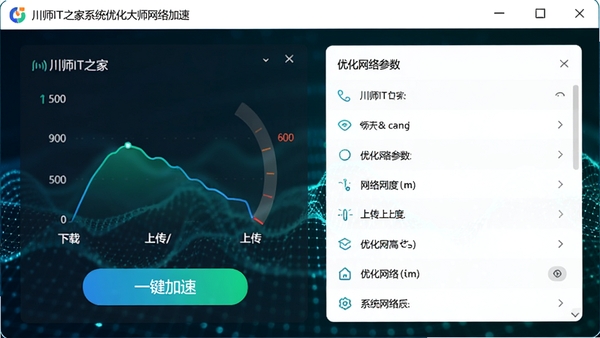 ��ʦIT֮��ϵͳ�Ż���ʦ������ٽ��棬��������Ǳ��̣���ʾ����/�ϴ��ٶ�����ͼ��һ�����ٰ�ť���Ż���������б�������Ϊ��̬�����źŲ����Ƽ�����ɫ��