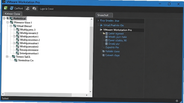 VMware Workstation Pro�������¡�Ϳ��չ������棬չʾ�������Ϳ�¡ѡ���������