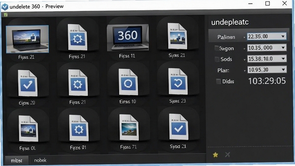 undelete 360 ���ݻָ�����Ԥ��ͼƬ�ļ�����ʾ����ͼ���ļ���С��Ϣ