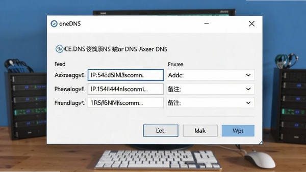 oneDNSһ�������Զ���DNS�༭���ڣ�������IP��ַ�ͱ�ע