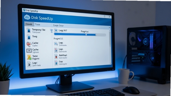 Disk SpeedUp�����������ɨ��ϵͳ�������г����������ļ����࣬������ʱ�ļ��������ļ�����־�ļ��ȣ������������ƽ���������Ļ����������⣬����Ϊ��������棬ǿ����Ч��ȫ�档