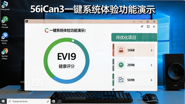 56iCan3һ��ϵͳ��칦����ʾͼ��������ʾ�������ֺʹ��Ż���Ŀ�б�������Ϊ�������棬ɫ�ʶԱ�����