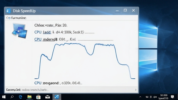 Disk SpeedUp������Windows 10ϵͳ�ϣ�������Ƭ����ʱCPU���ڴ�ռ���ʵͣ���������������Ϊ����������
