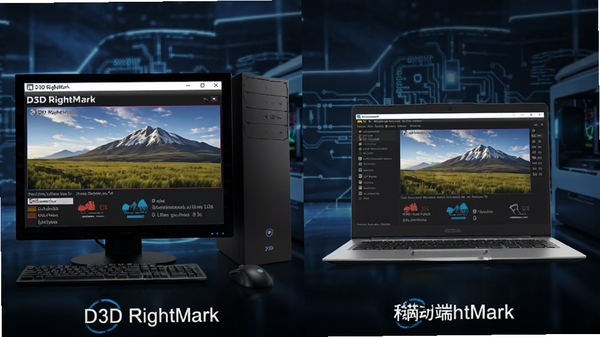 �������ƶ����豸�Ա�ͼ�������̨ʽ������D3D RightMark���ұ��ǱʼǱ���������ͬһ������������ʾ�ֱ��ʲ�ͬ������Ϊ�Ƽ��л���