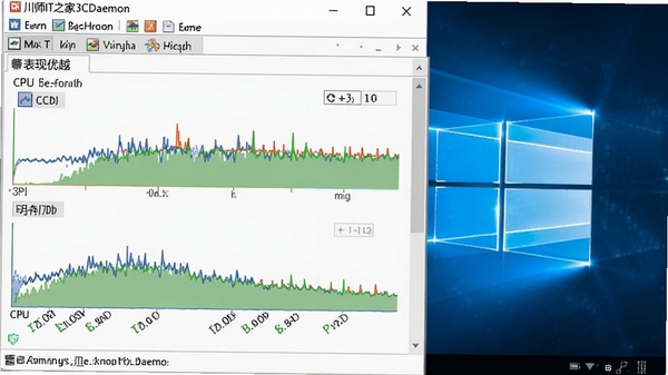 ��ʦIT֮��3CDaemon��Windowsϵͳ������ʱ�������������Դռ�������CPU���ڴ�ռ���ʵͣ����ܱ�����Խ